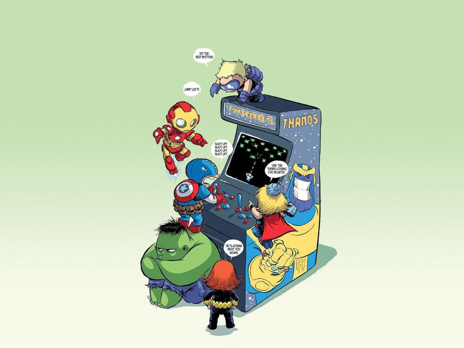 1600x1200 Wallpaper Marvel Avengers, Comics, Baby Avengers • Wallpaper For You
