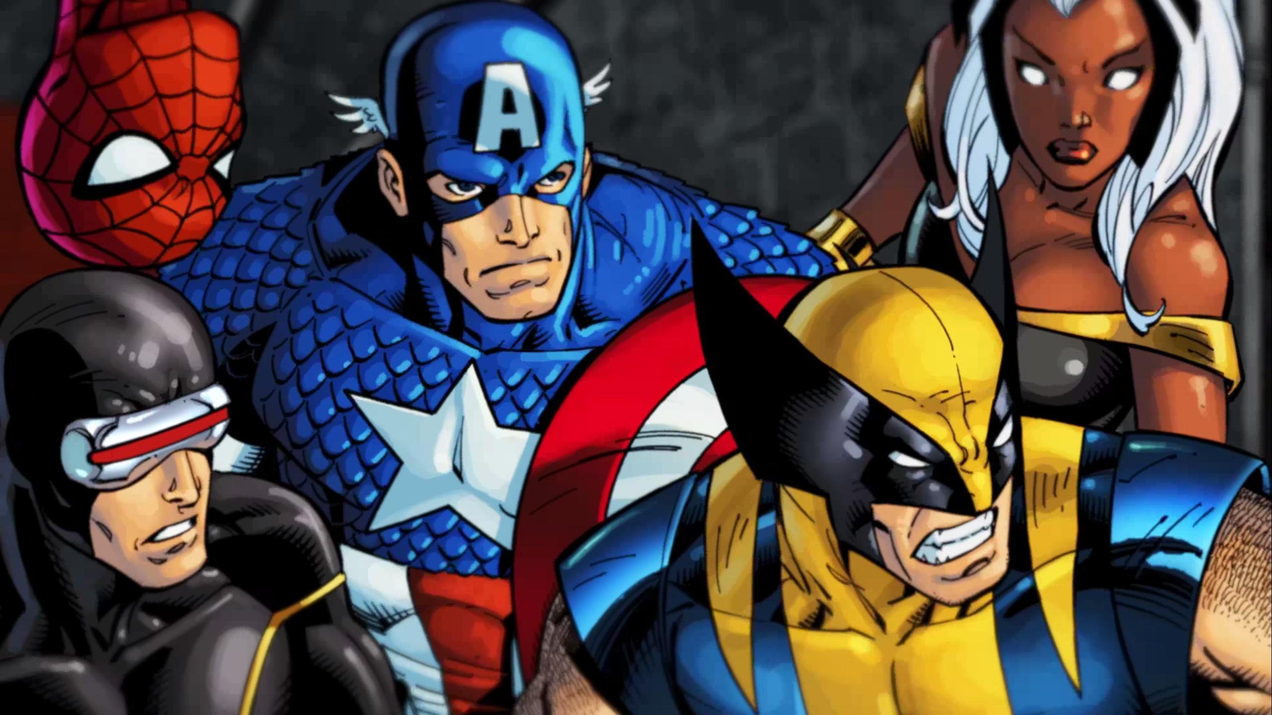 2560x1440 Marvel and DC