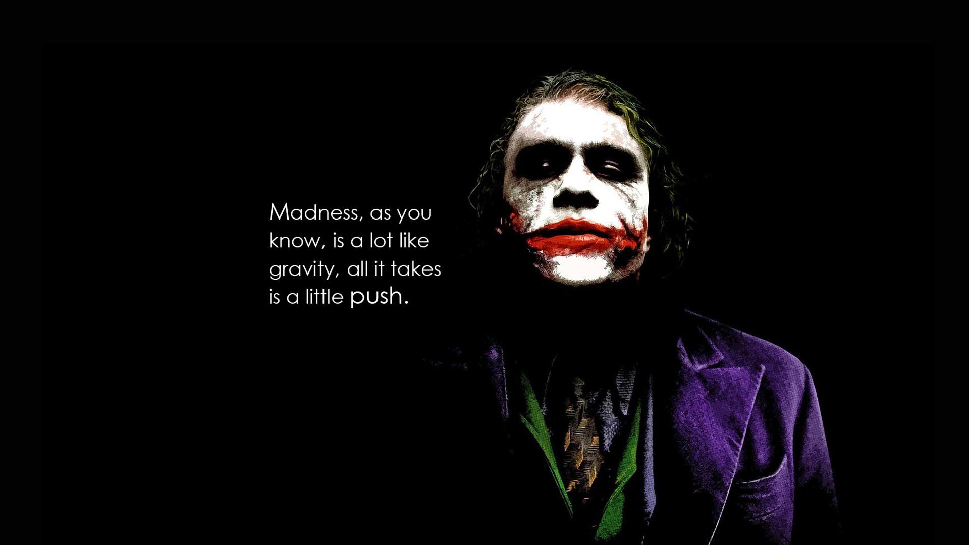 1920x1080 Made a (Dark Knight) Joker wallpaper with my favourite quote from the film, thought I'd post it here in case you guys like it! [1600x900]