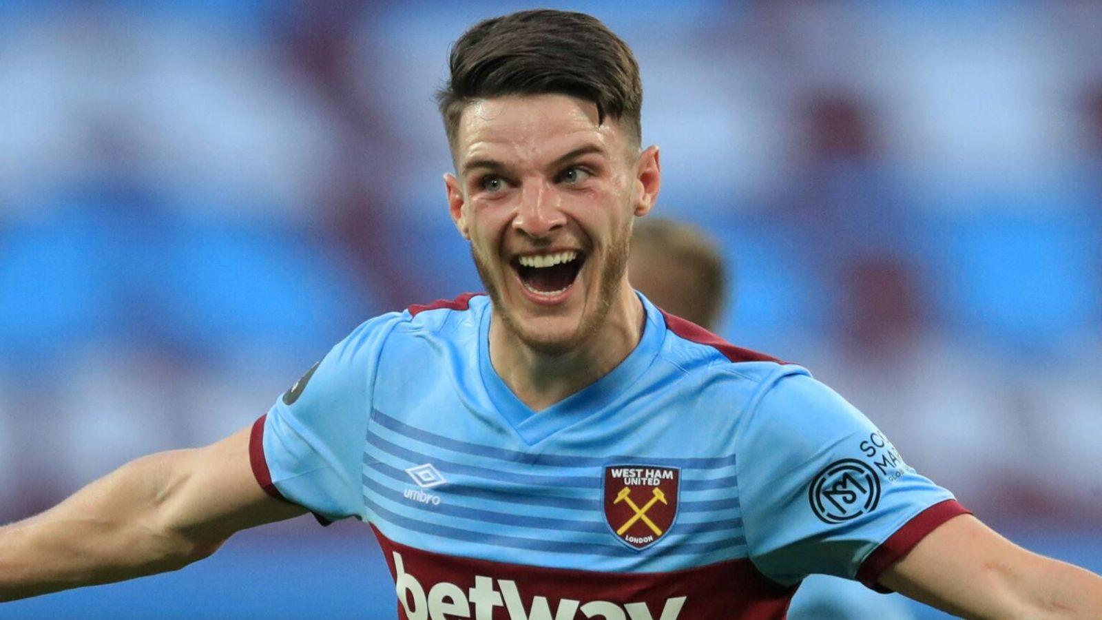 1600x900 Declan Rice will soon be West Ham captain and will not be sold cheap, says David Moyes