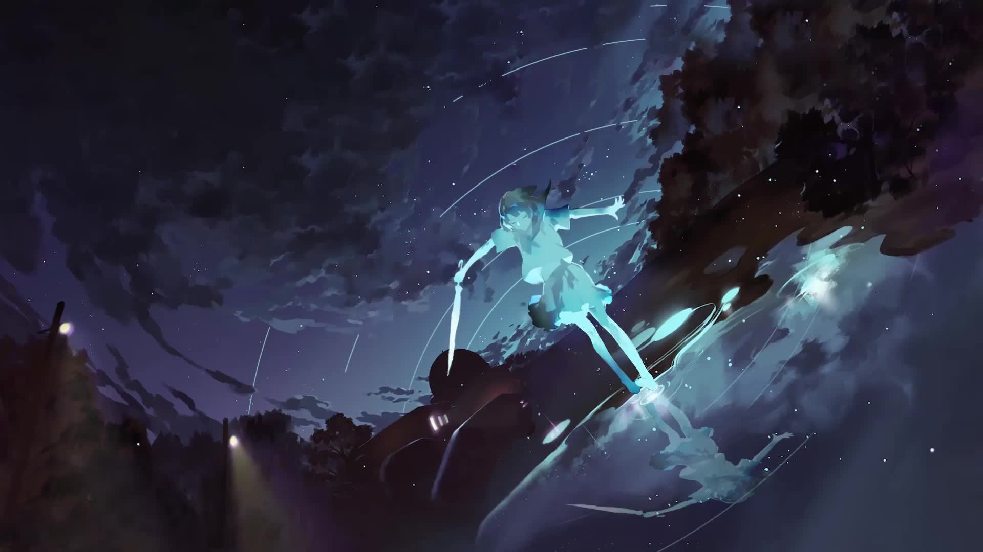 1920x1080 Anime Dancing Wallpaper