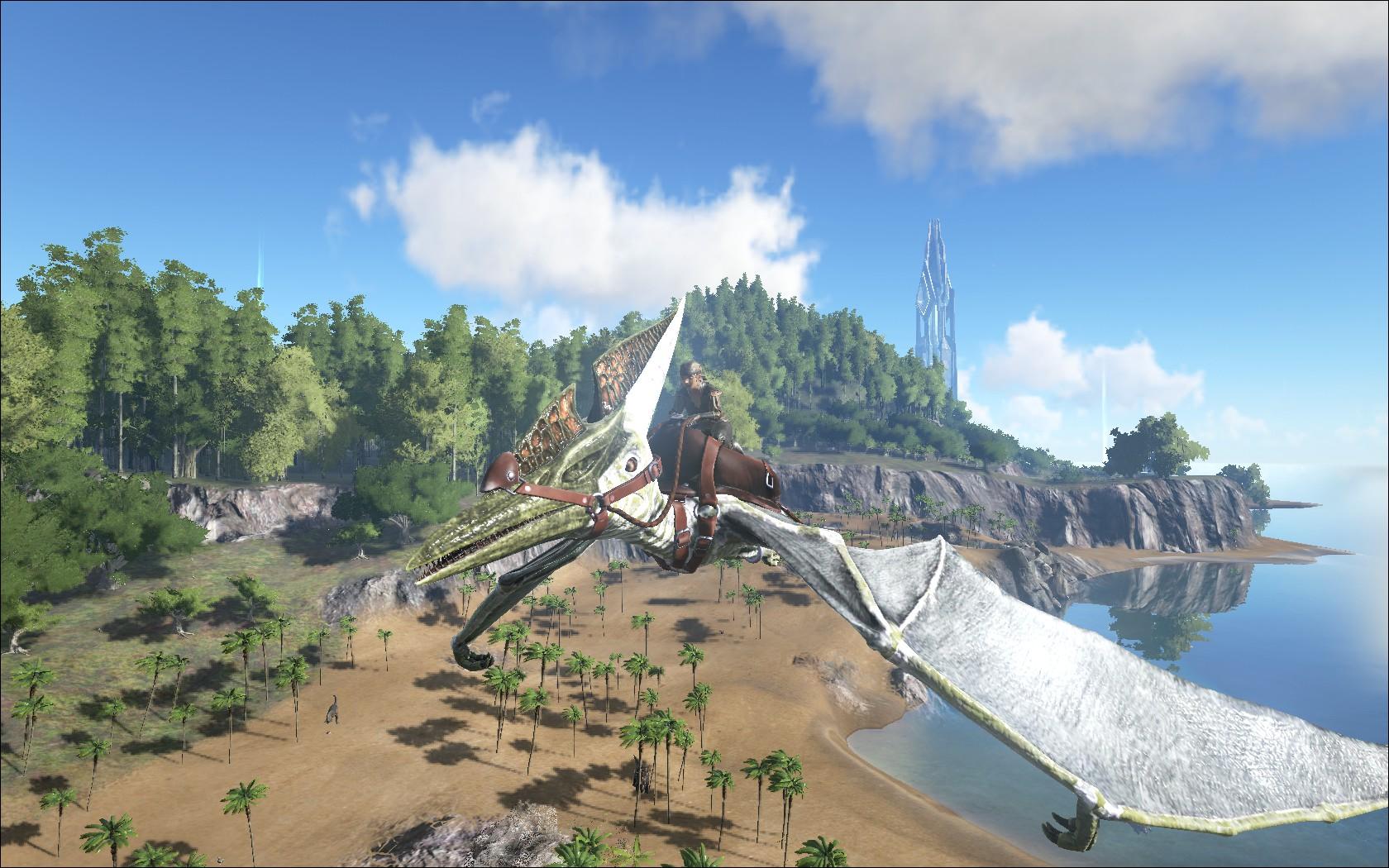 1680x1050 Flying ARK: Survival Evolved