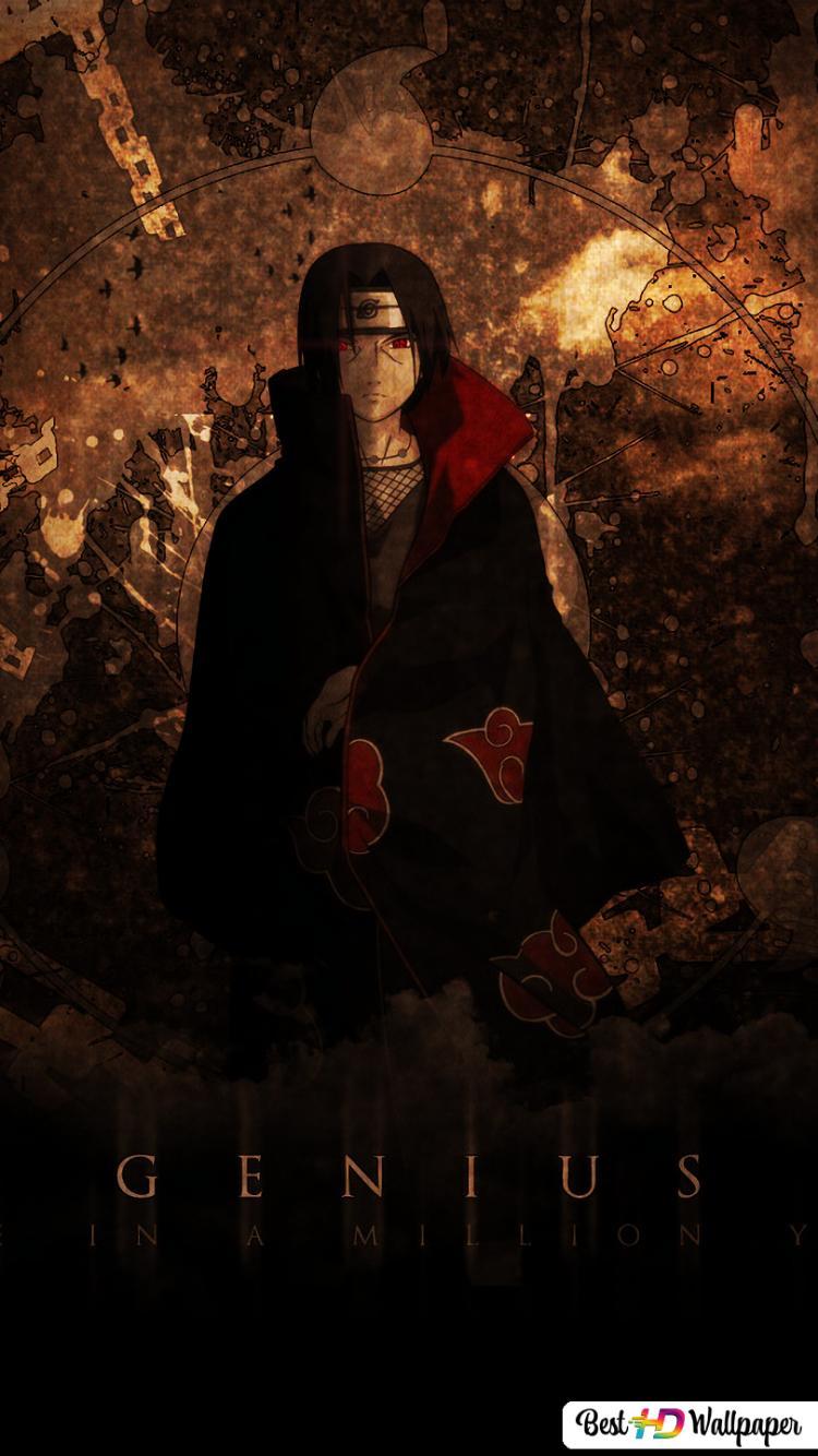 750x1334 Naruto uchiha genius HD wallpaper download