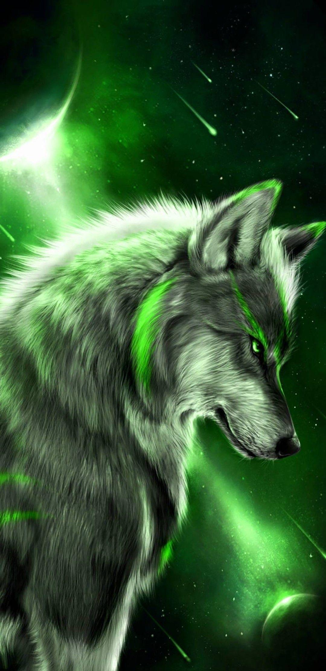 1080x2220 Wolf. Wolf, Wolf wallpaper, Anime wolf