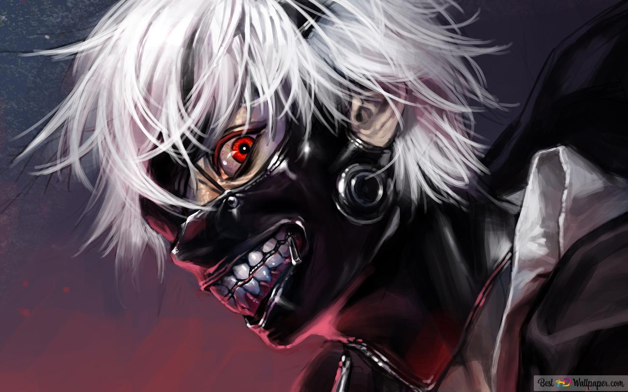 1280x800 Tokyo Ghoul Kaneki Scary Smile HD wallpaper download