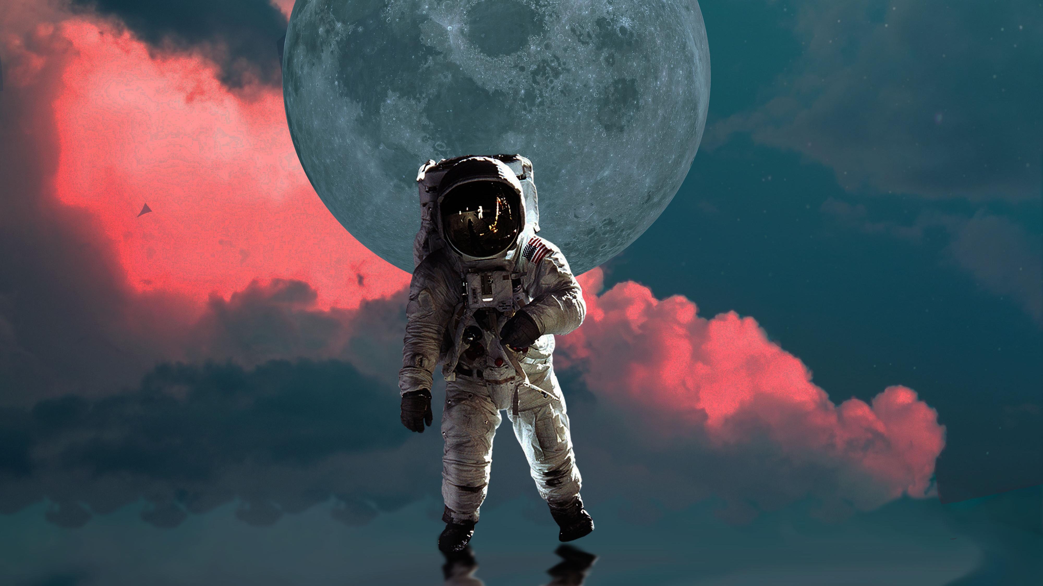 4000x2250 An Astronaut 4k, HD Artist, 4k Wallpaper, Image, Background, Photo and Picture