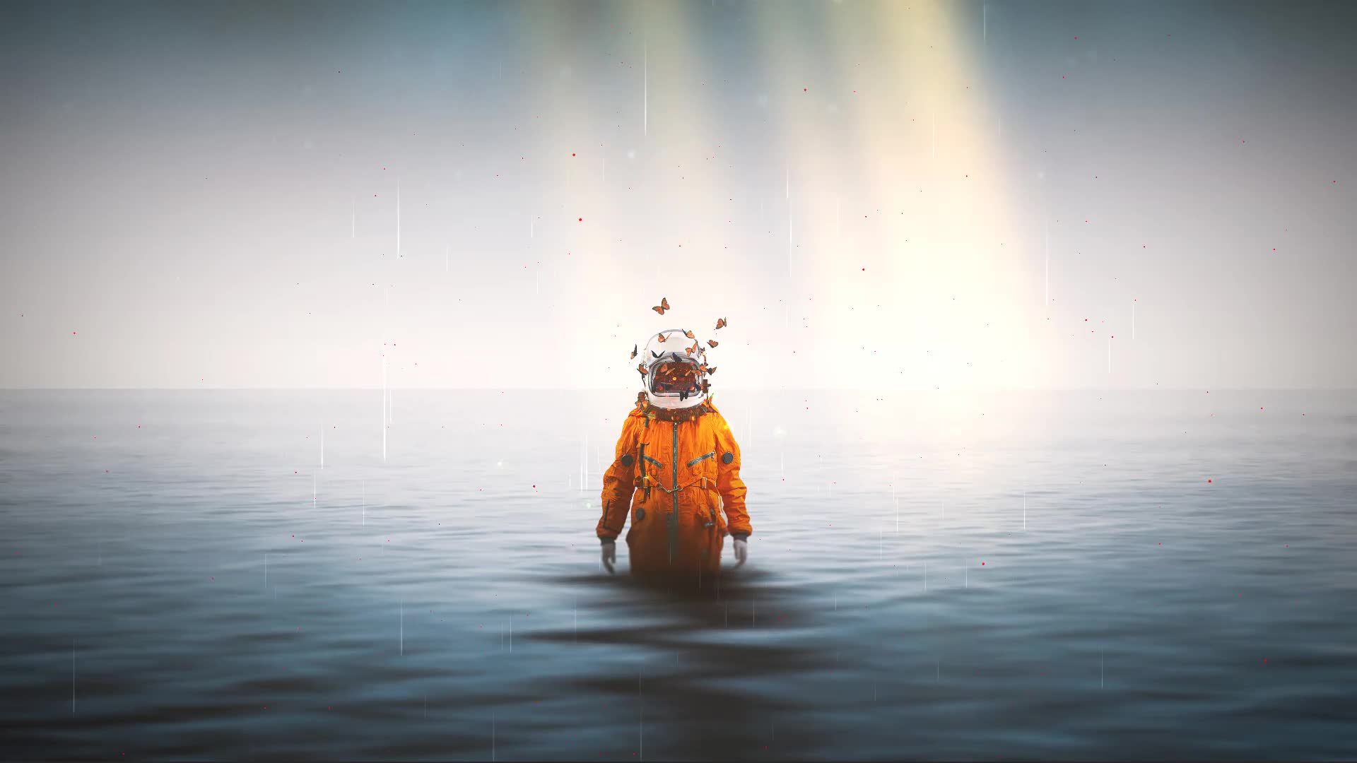 1920x1080 Lost Astronaut And Water Live Wallpaper: Free HD 4K Live Wallpaper For Windows & MacOS