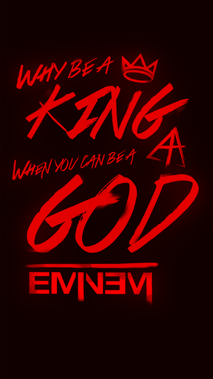 720x1280 Why be a KING, When you can be a GOD (Wallpaper)