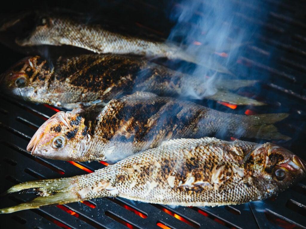 1024x768 Whole Grilled Fish with Vietnamese Peanut Pesto
