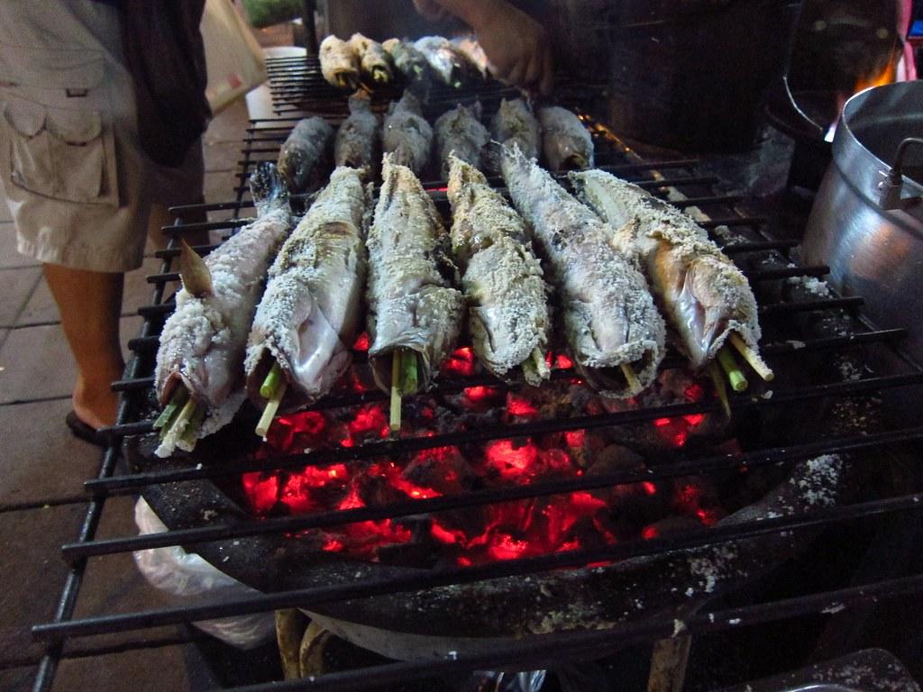 1024x768 Grilled Fish. Bangkok, Thailand