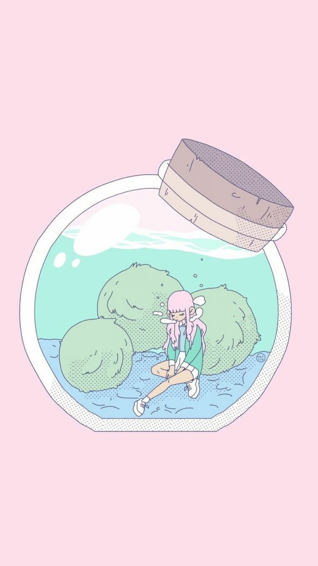 1080x1919 Anime Aesthetic Wallpaper / iPhone HD Wallpaper Background Download (png / jpg) (2022)