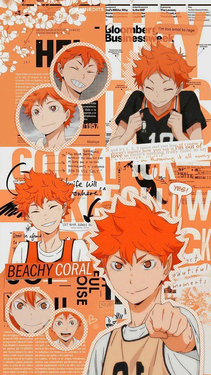 720x1280 Orange Aesthetic Anime Wallpaper