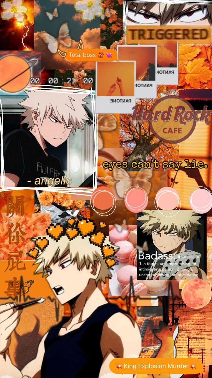 736x1308 Bakugo Katsuki aesthetic wallpaper. Anime wallpaper, Aesthetic anime, Anime