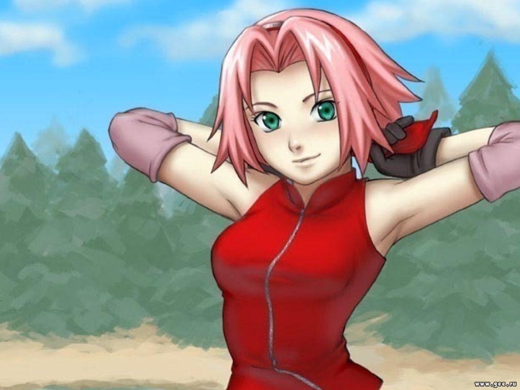 1024x768 Anime Sakura Naruto Wallpaper