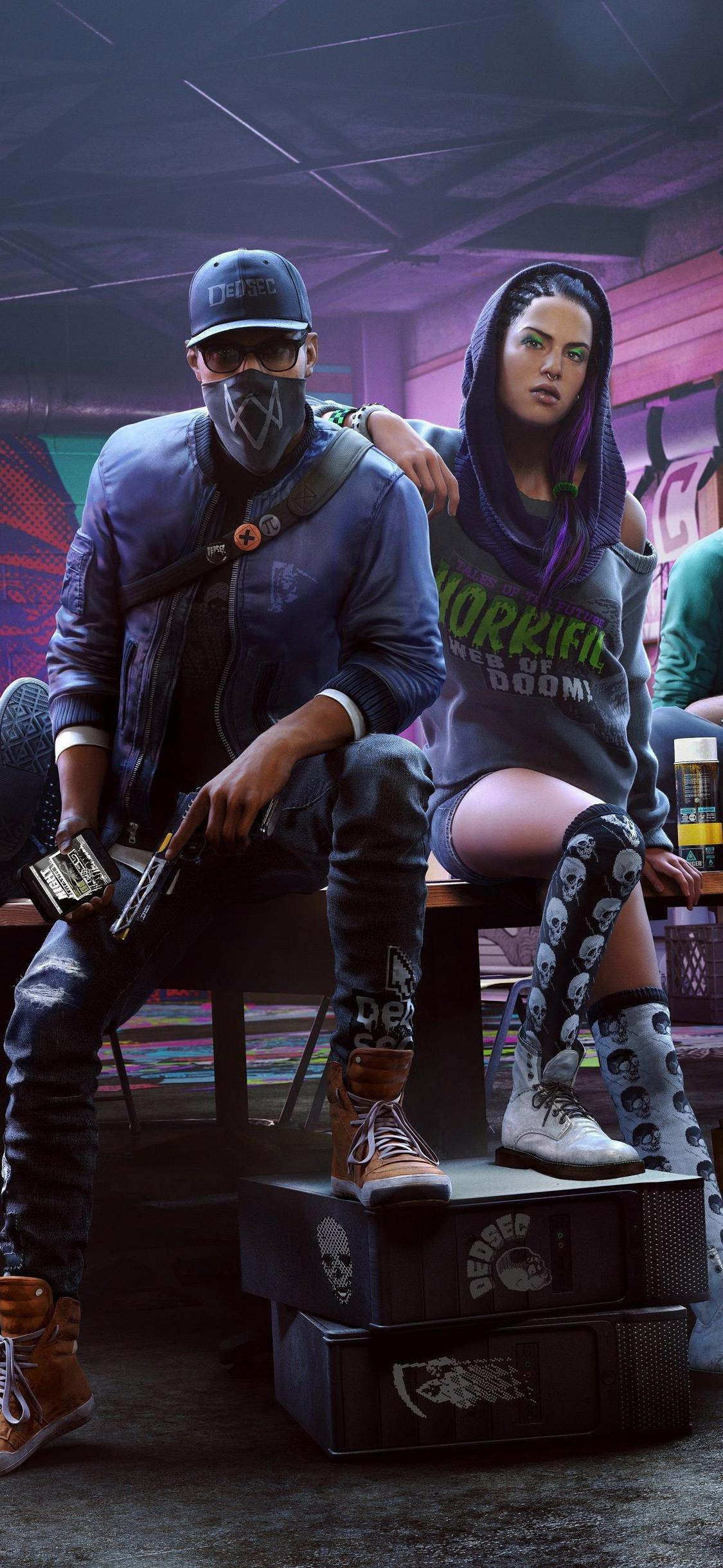 1125x2436 Watch Dogs 2 4k Game iPhone XS, iPhone iPhone X HD 4k Wallpaper, Image, Background, Photo and Picture