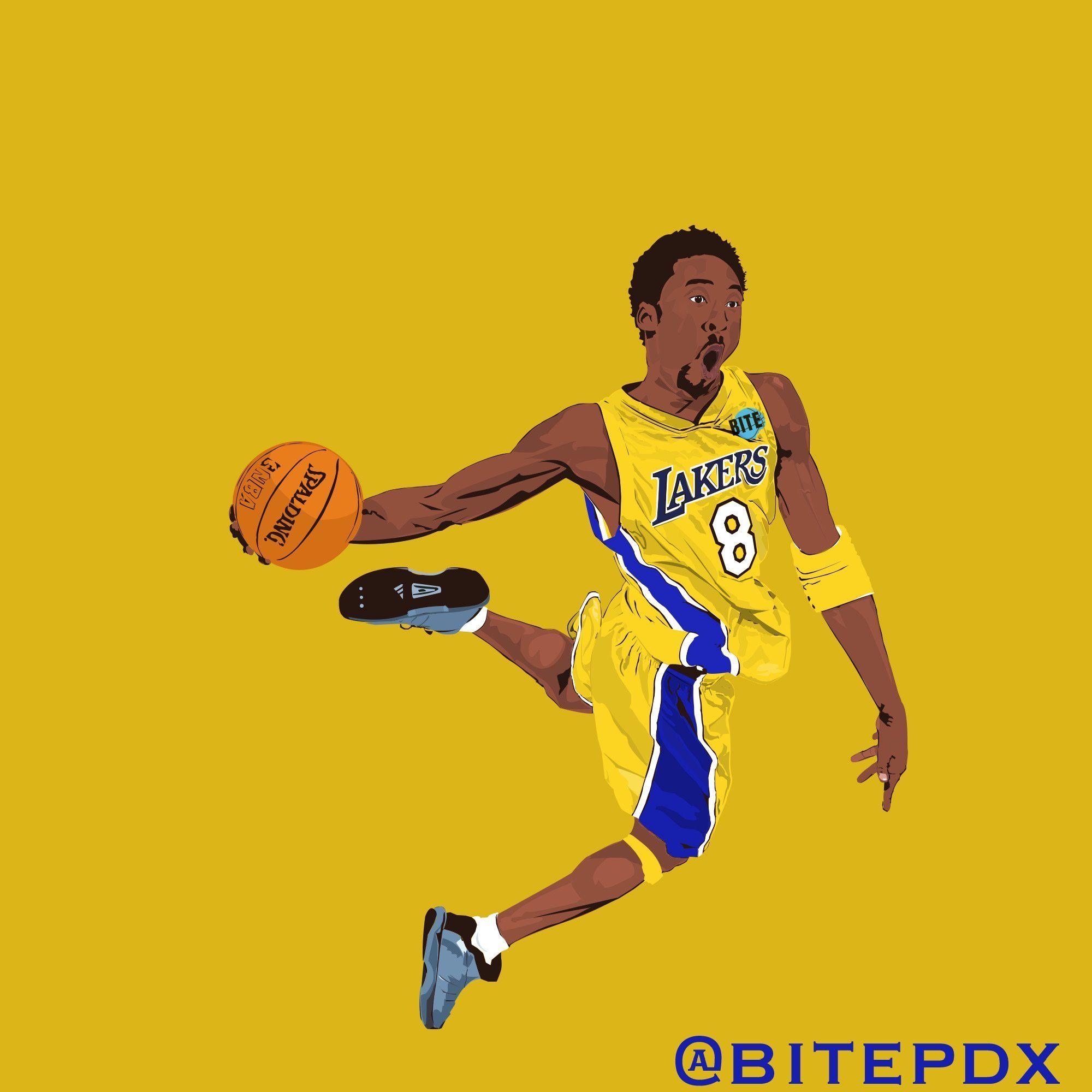 2000x2000 Kobe Bryant Art Wallpaper