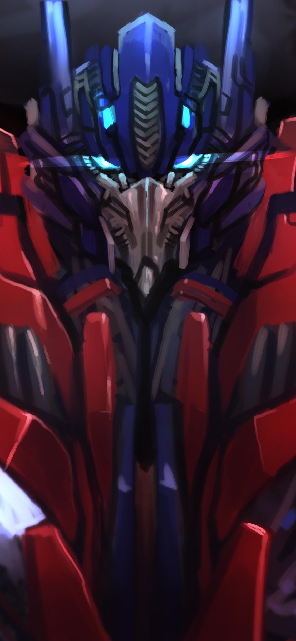 1125x2436 Optimus Prime Fan Art iPhone XS, iPhone iPhone X HD 4k Wallpaper, Image, Background, Photo and Picture