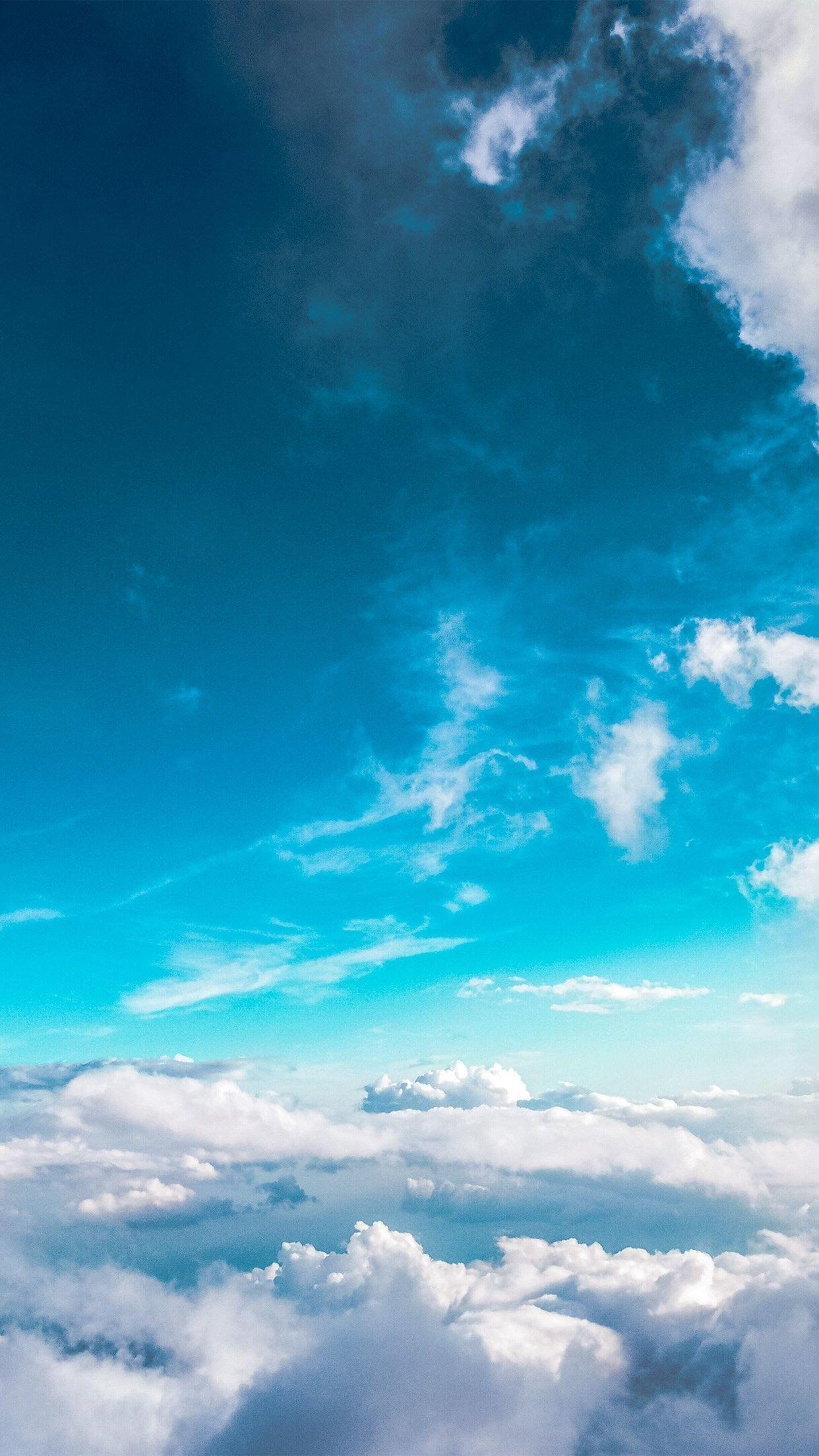 1242x2208 Aesthetic Clouds iPhone 6s Wallpaper