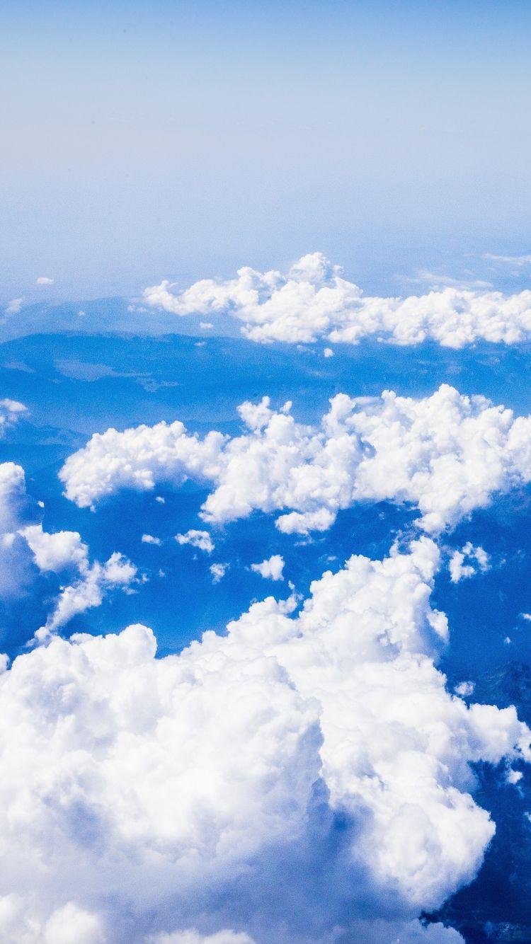 750x1334 White Clouds iPhone Wallpaper, HD White Clouds iPhone Background on WallpaperBat