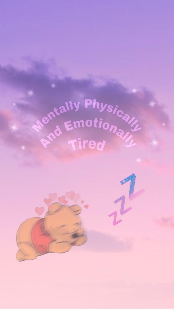 736x1307 Aesthetic Purple Pink Wallpaper. Cute Love Wallpaper, Sleepy Mood, Mood Wallpaper