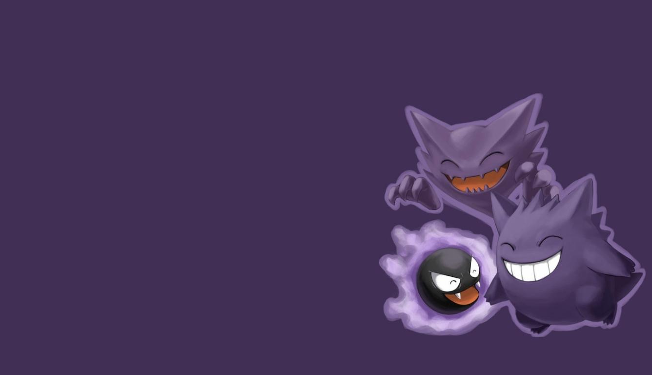 1336x768 Ghost Pokemon HD Laptop Wallpaper, HD Cartoon 4K Wallpaper, Image, Photo and Background
