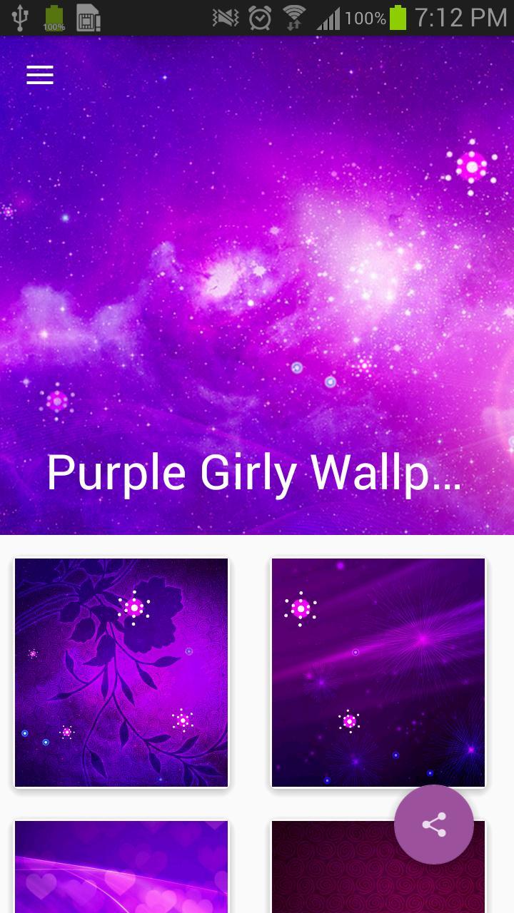 720x1280 Purple Girly Wallpaper for Android