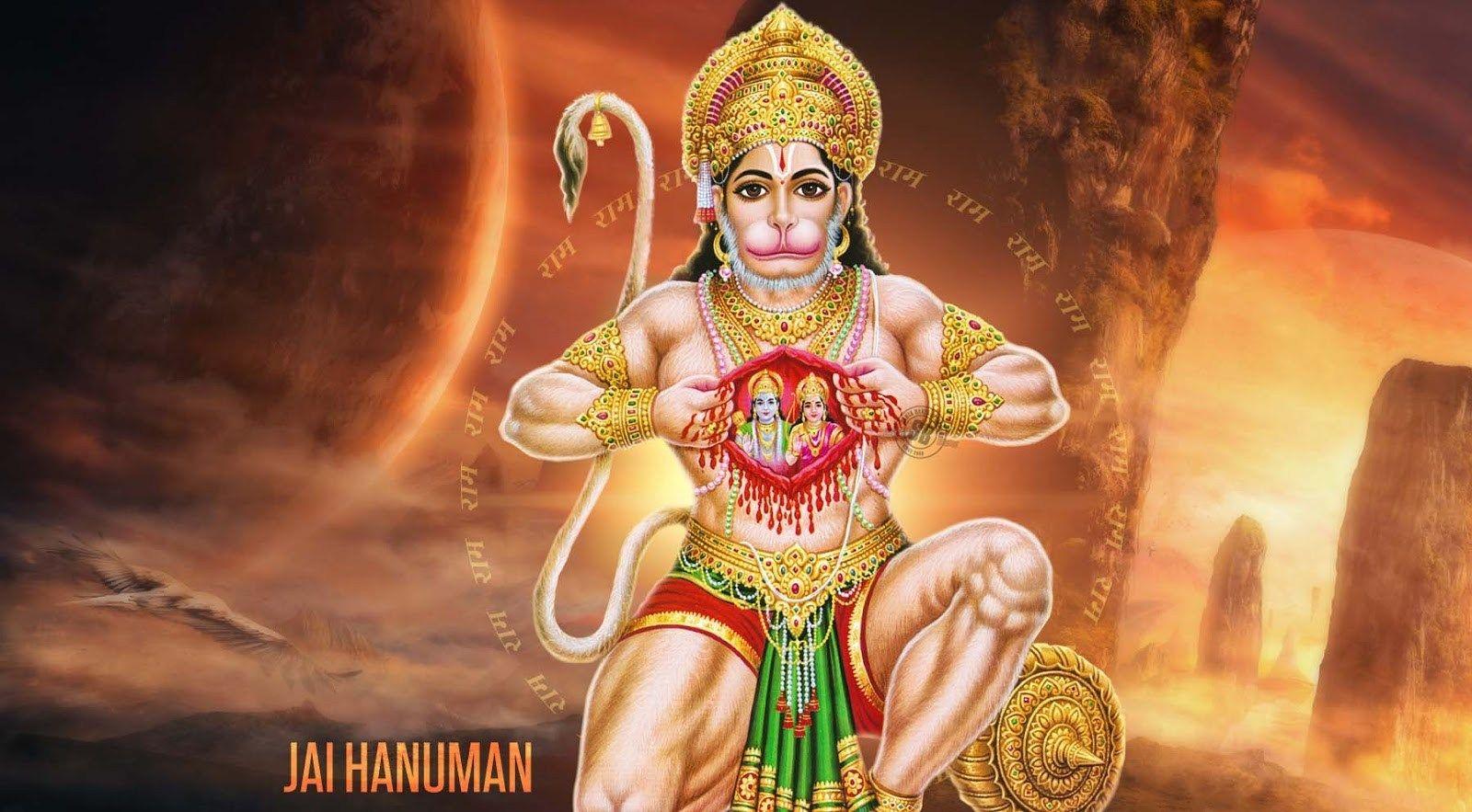 1600x883 Lord Hanuman Image & HD Bajrang Bali Hanuman Photo Download