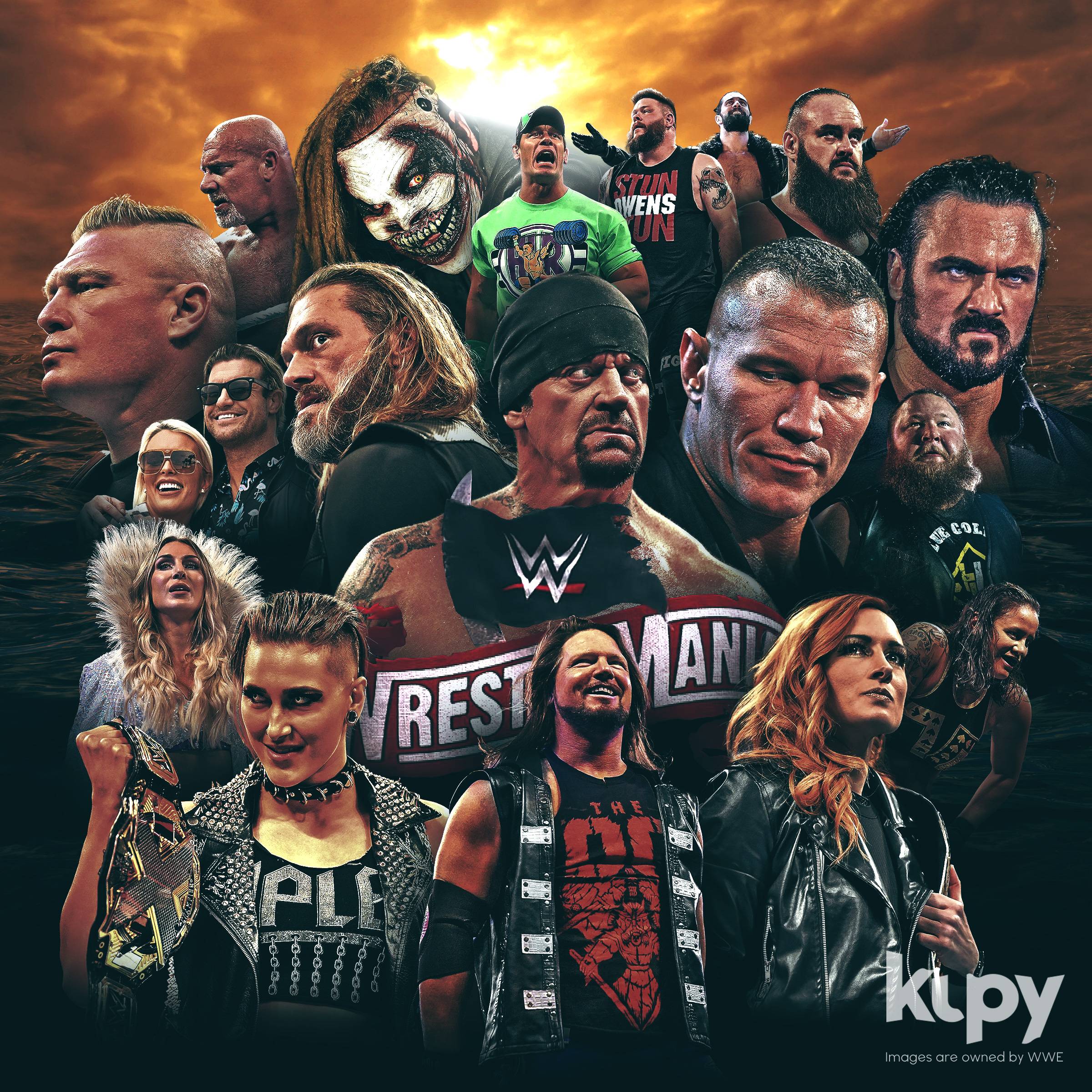 2400x2400 WWE Wallpaper