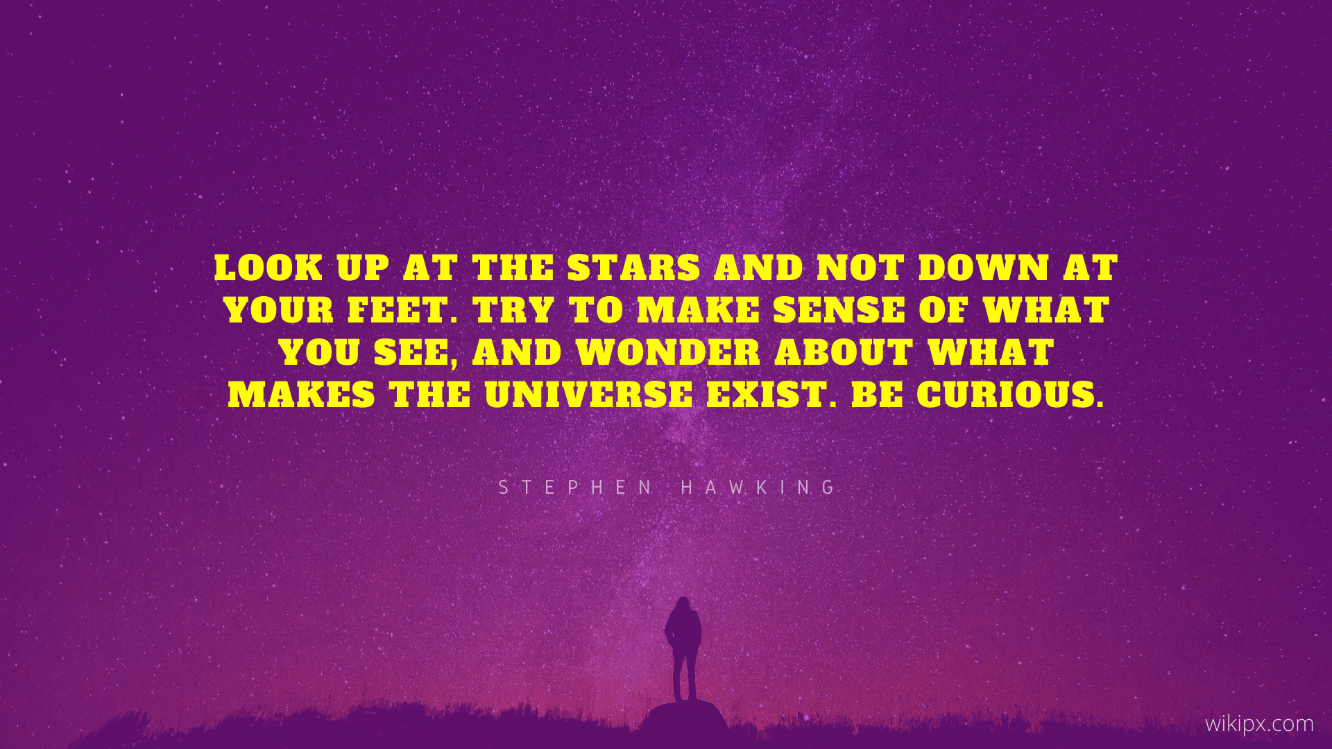1920x1080 Stephen Hawking Quote [1920 x 1080]