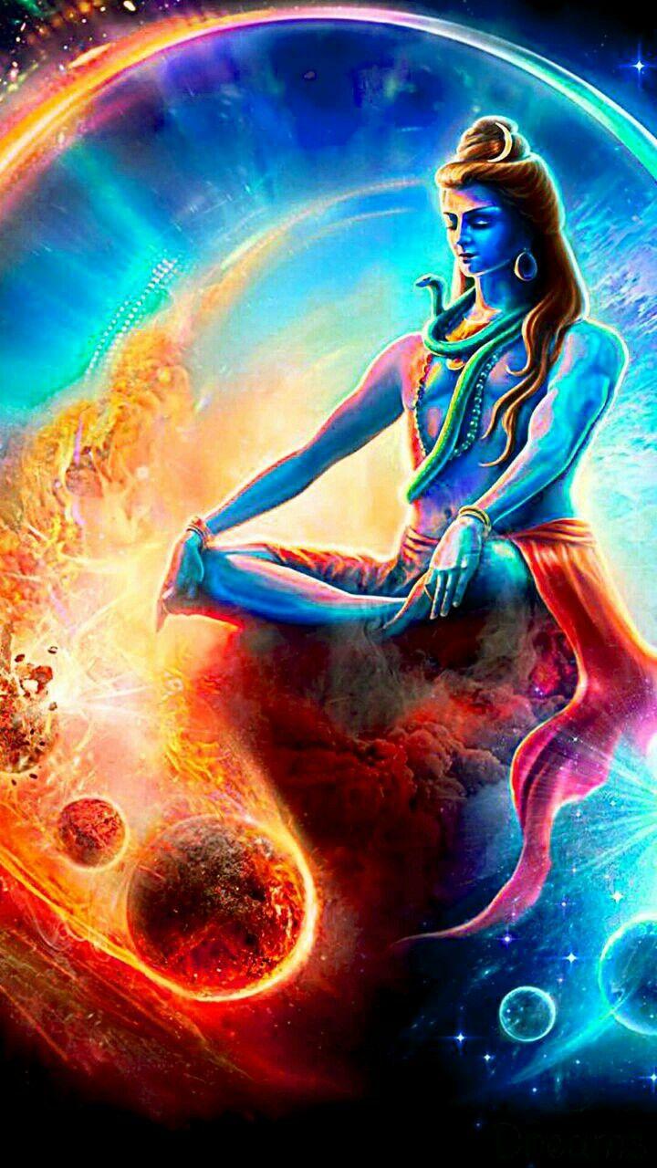 720x1280 Lord Shiva Painting. Ardhanarishvara shiva shakti wallpaper, Psy shiva wallpaper, Lord shiva universe wallpaper