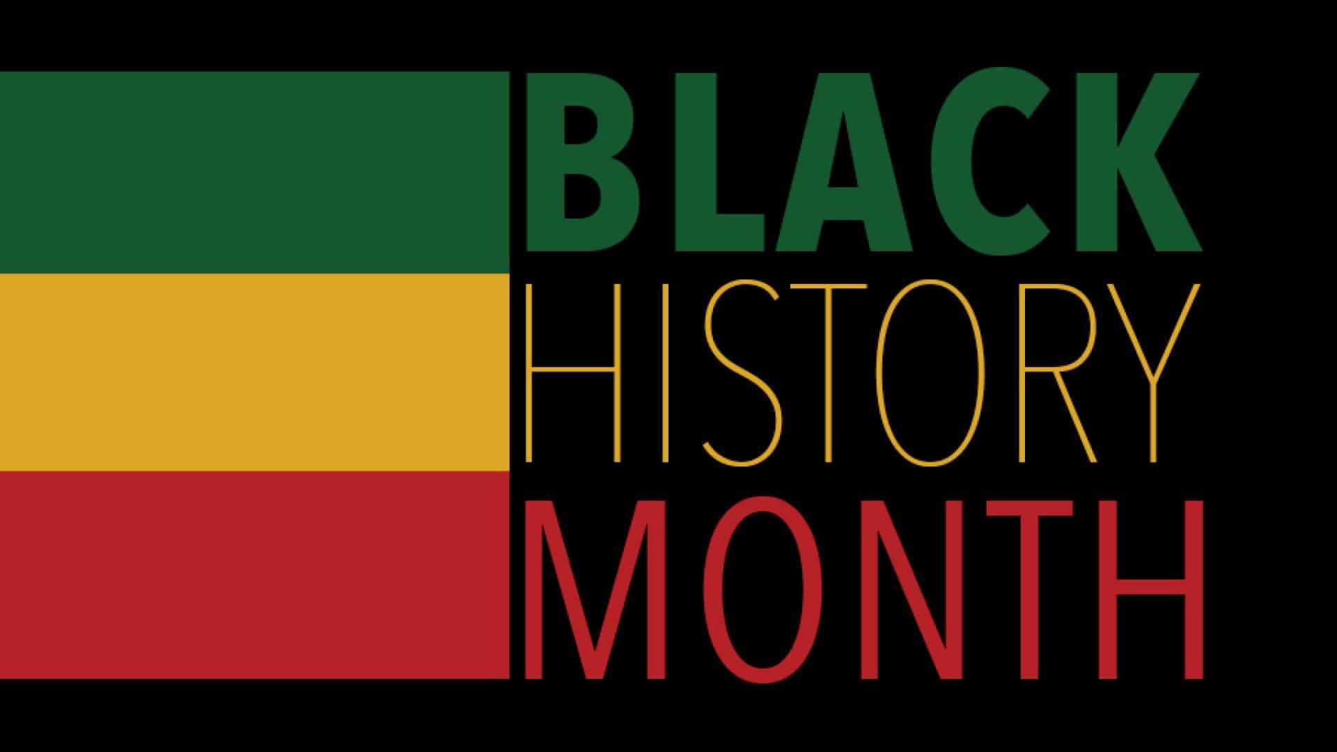 Download Black History Month Typography On Abstract Background  Wallpapers com
