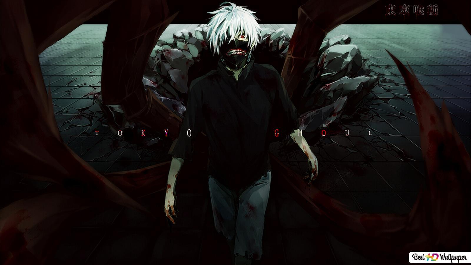 1600x900 Tokyo Ghoul Ken, Ghoul Mask, Kagune HD wallpaper download
