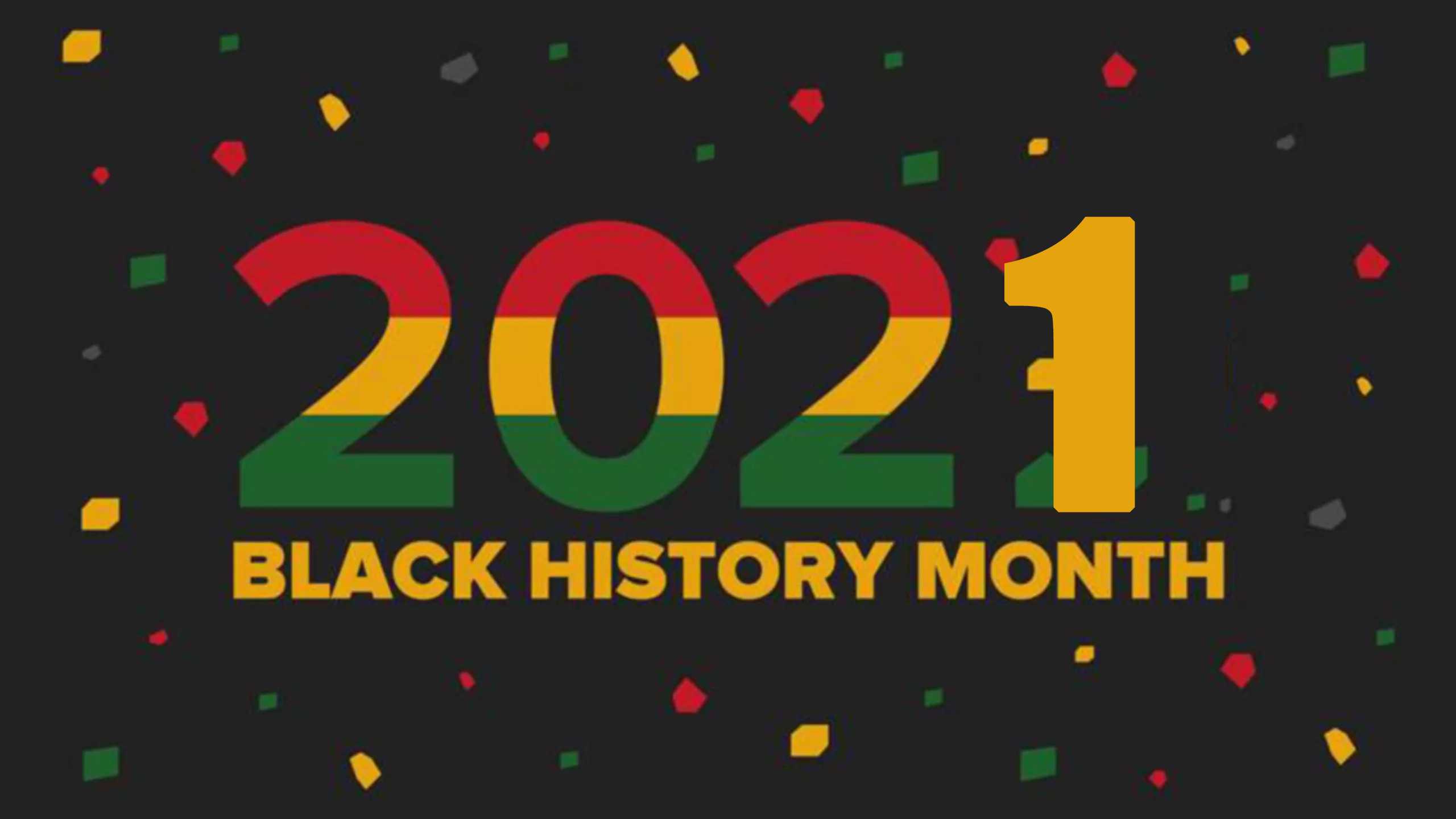 2560x1440 Black History Month Background