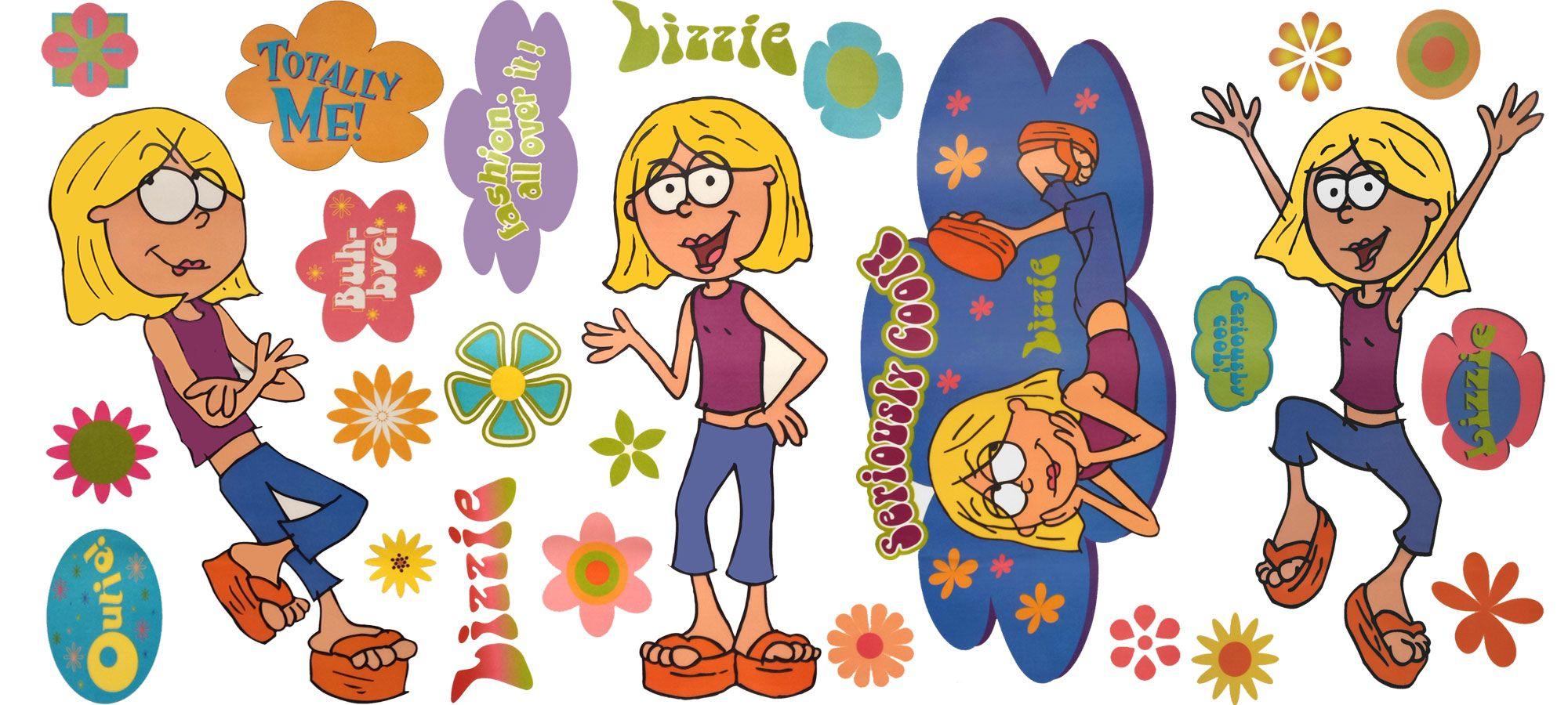 2000x900 Big 26 Lizzie McGuire Girls Room Wall Stickers Decals. Cartoon posters, Lizzie mcguire, Cute stickers