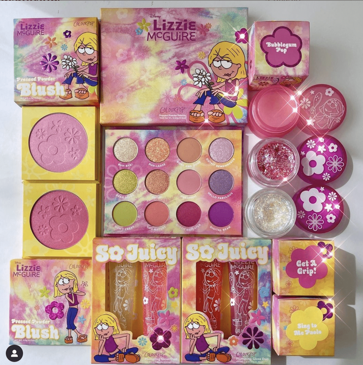 1183x1188 Feelings of Nostalgia, Colourpop x Lizzie Mcguire