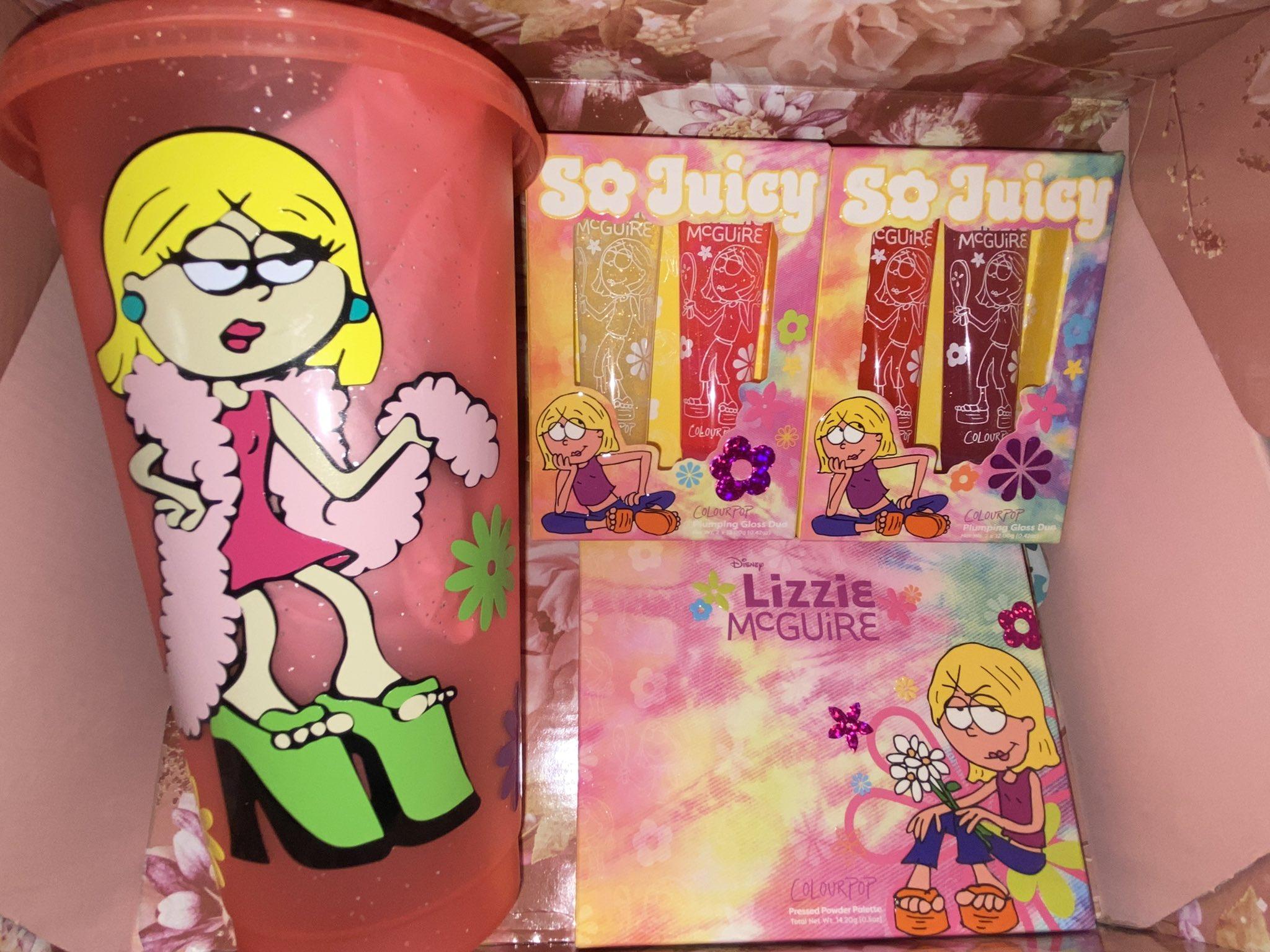 2048x1536 Jazmin away a colourpop x Lizzie McGuire palette and lipgloss set Lizzie McGuire cup and a Starbucks gift card on Instagram. Go check it out jazythingss or click