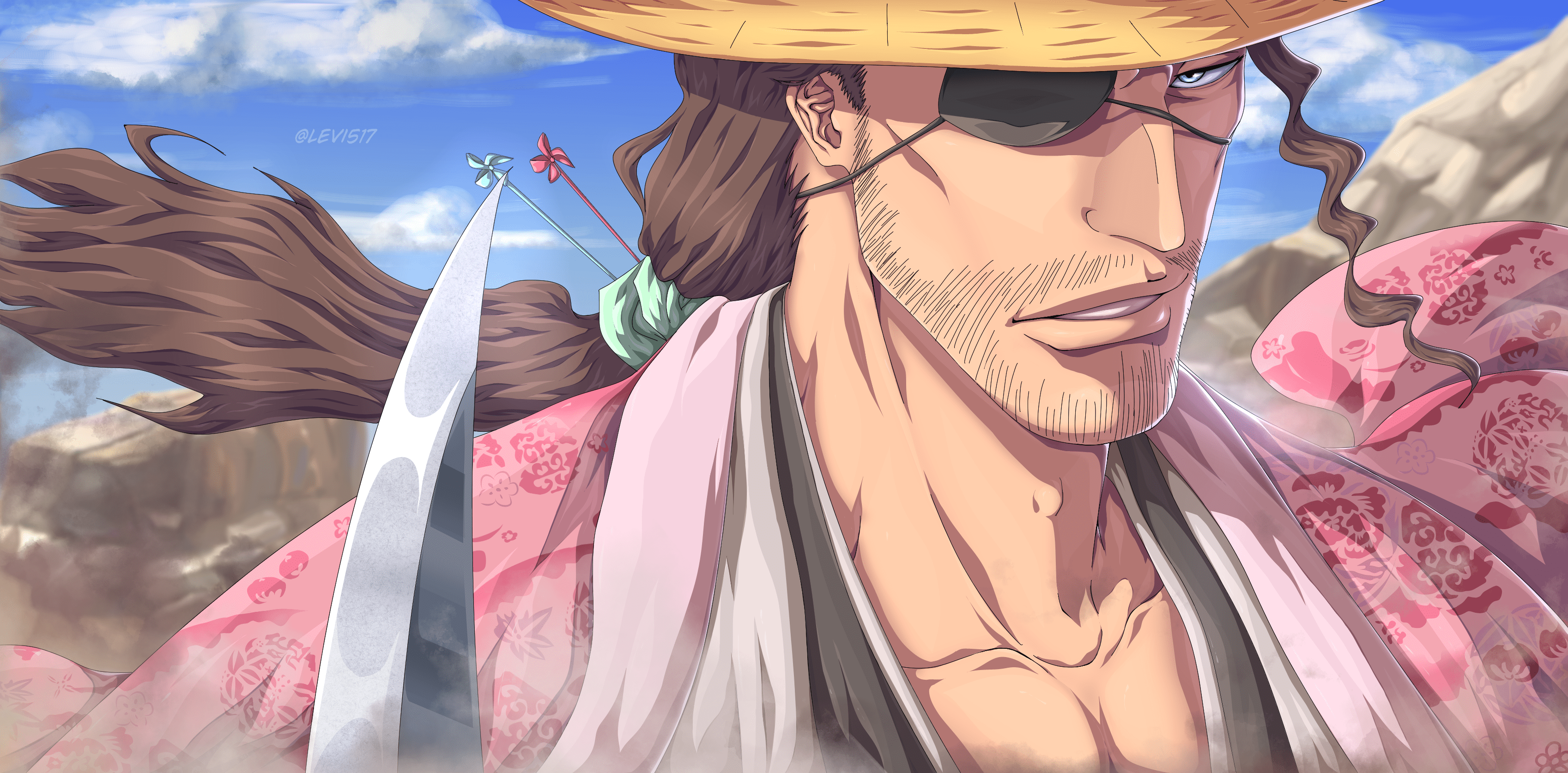 3395x1674 KYORAKU SHUNSUI CH 644. Bleach anime, Bleach fanart, Bleach