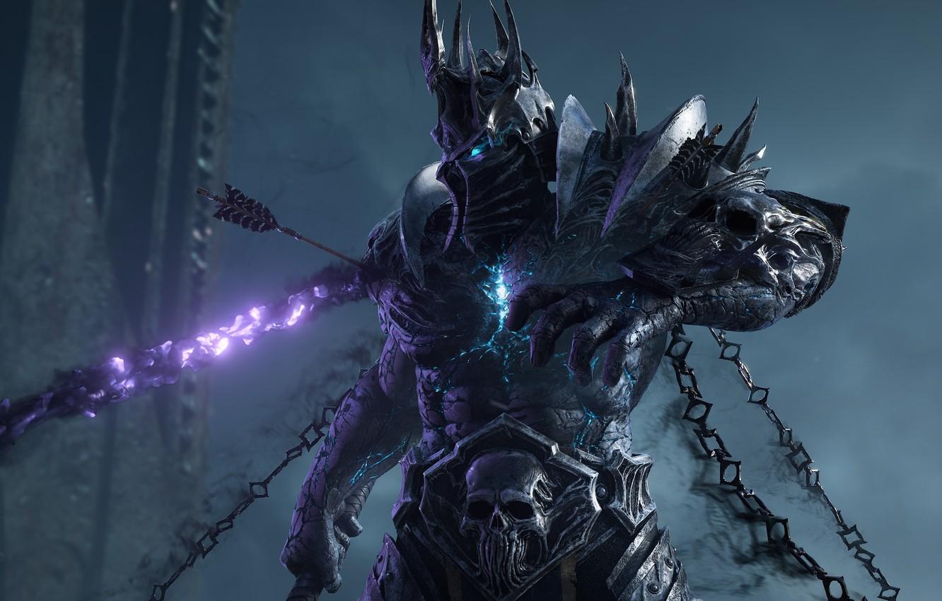 1332x850 Photo Wallpaper Chain, Lich King, Blizzard Entertainment, Of Warcraft Shadowlands