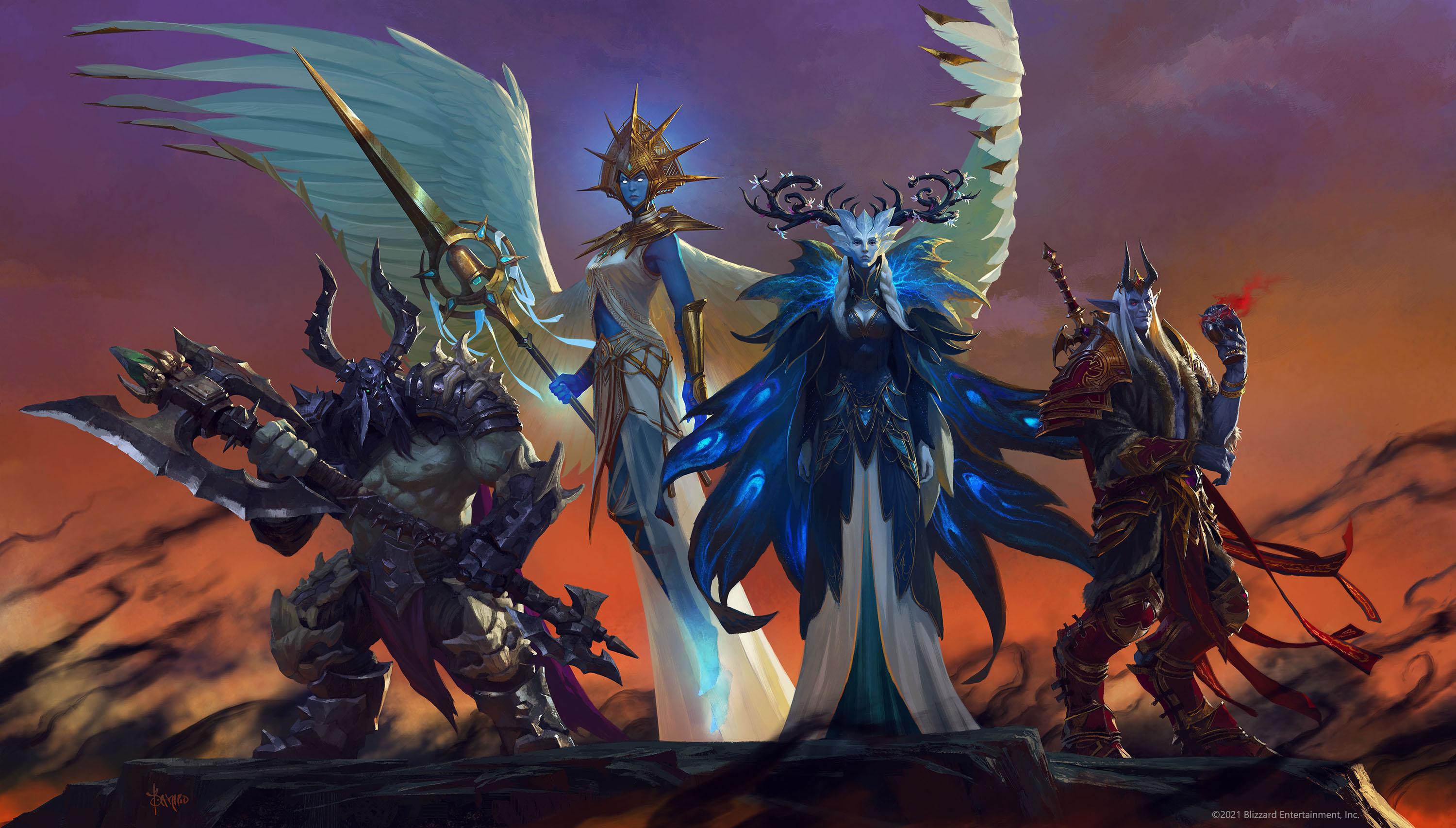 3000x1705 Blizzard Entertainment World Of Warcraft World Of Warcraft Shadowlands Wallpaper:3000x1705