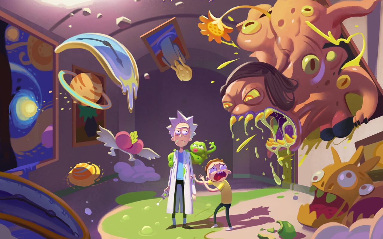 1280x800 Rick And Morty HD Art 720P HD 4k Wallpaper, Image, Background, Photo and Picture