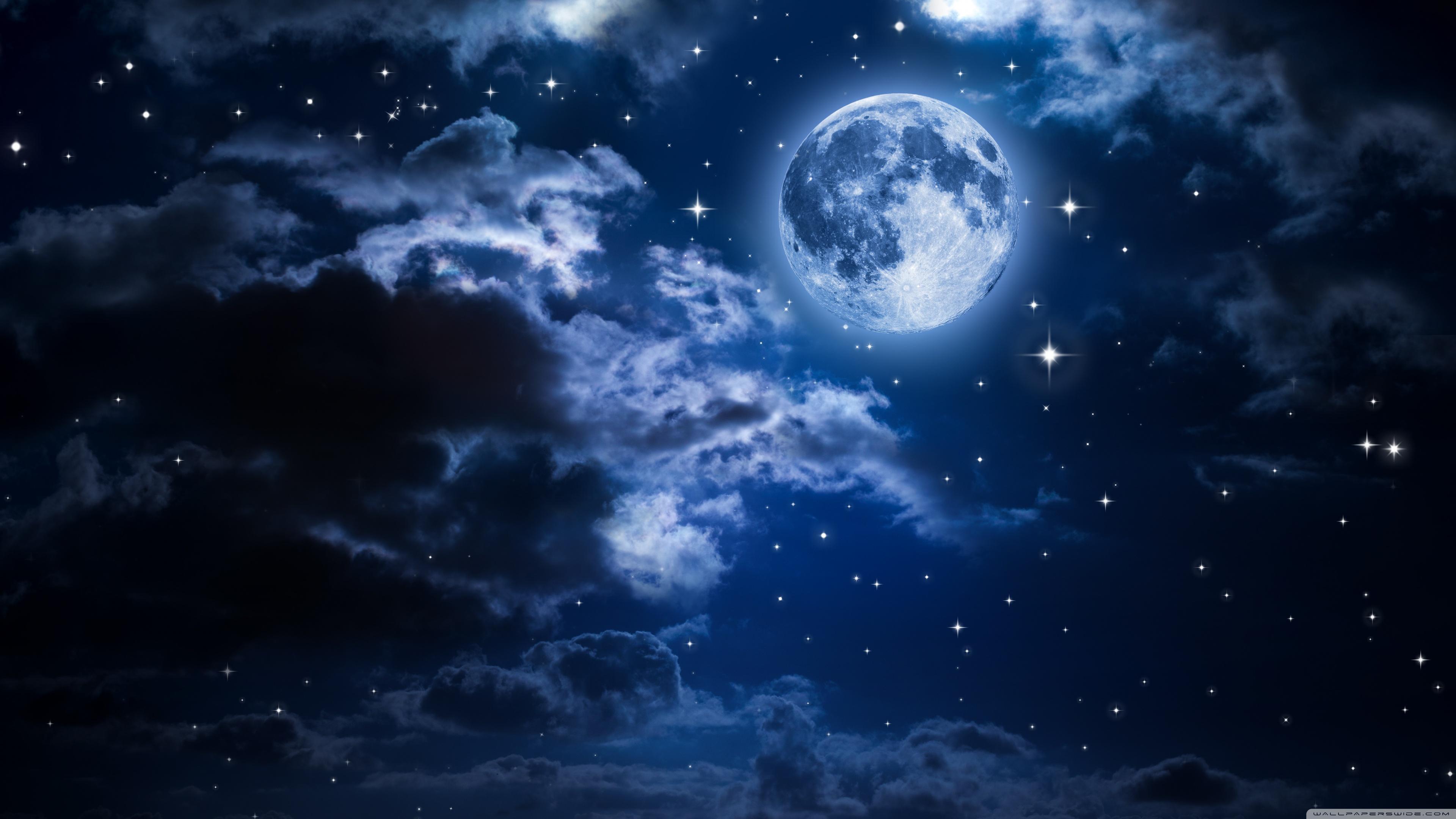 Vampire Castle Night Sky Moon Wallpaper 4K #4.3292