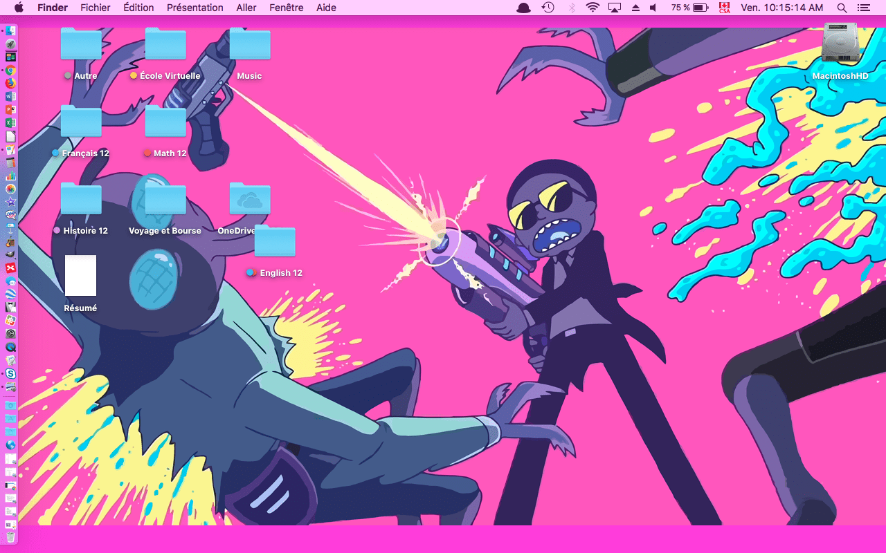 1280x800 My trippy Rick and Morty wallpaper