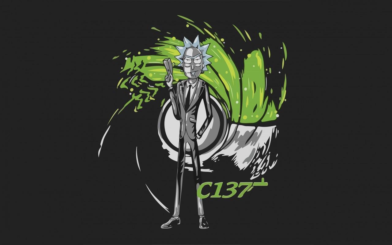 1280x800 Download 1280x800 Rick And Morty, Artwork, Tv Series, Rick Sanchez Wallpaper for Motorola Xoom, MacBook Pro 13