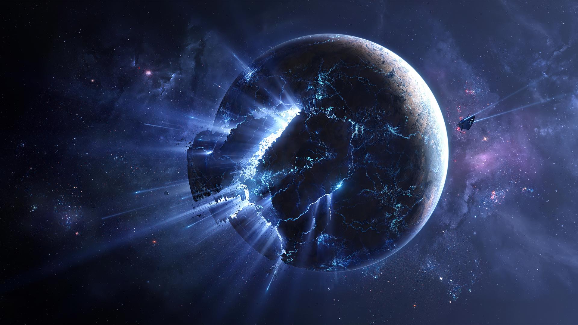 1920x1080 Shattered Planet 4k Laptop Full HD 1080P HD 4k Wallpaper, Image, Background, Photo and Picture
