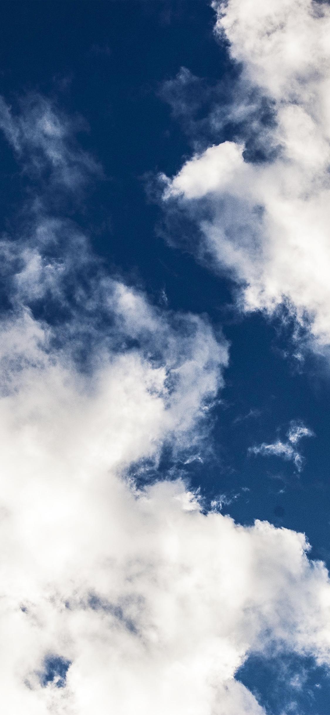 1125x2436 Com Apple iPhone Wallpaper Ng28 Cloud Dark Blue Sky And Blue iPhone X