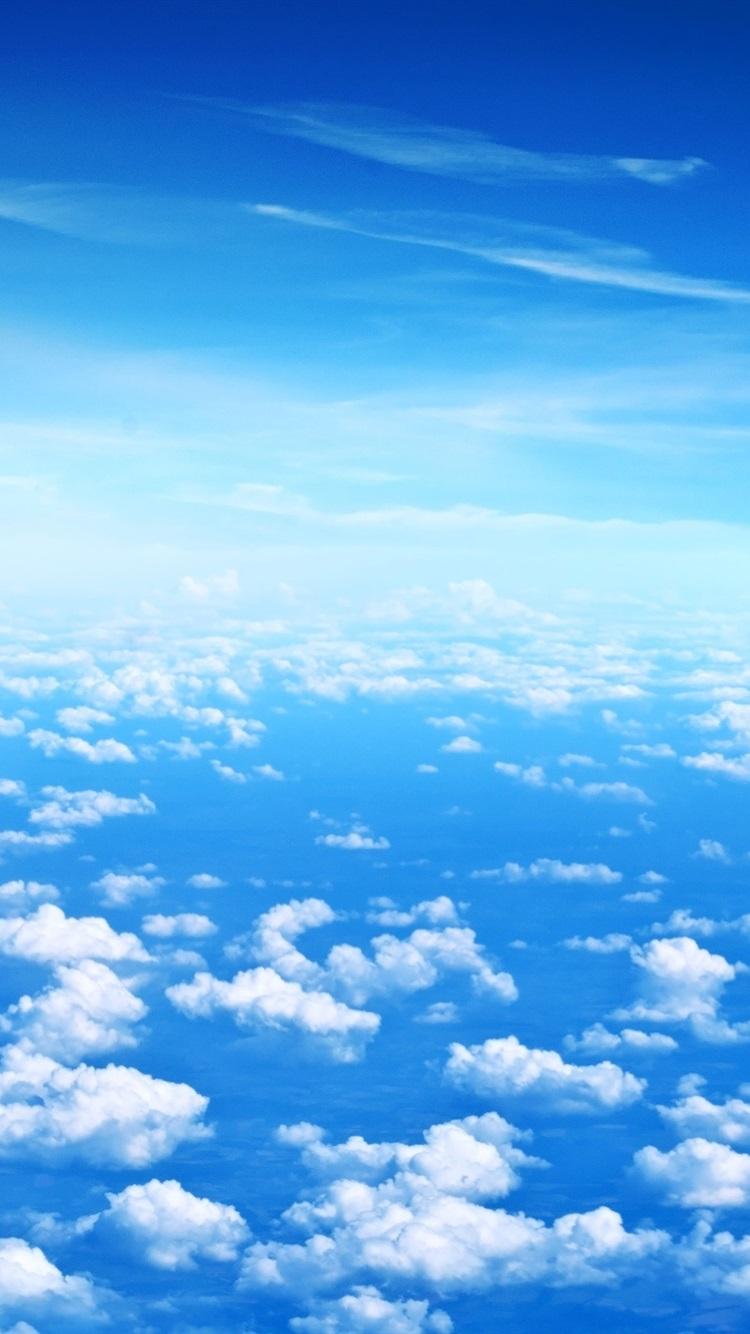 750x1334 Blue Sky iPhone Background