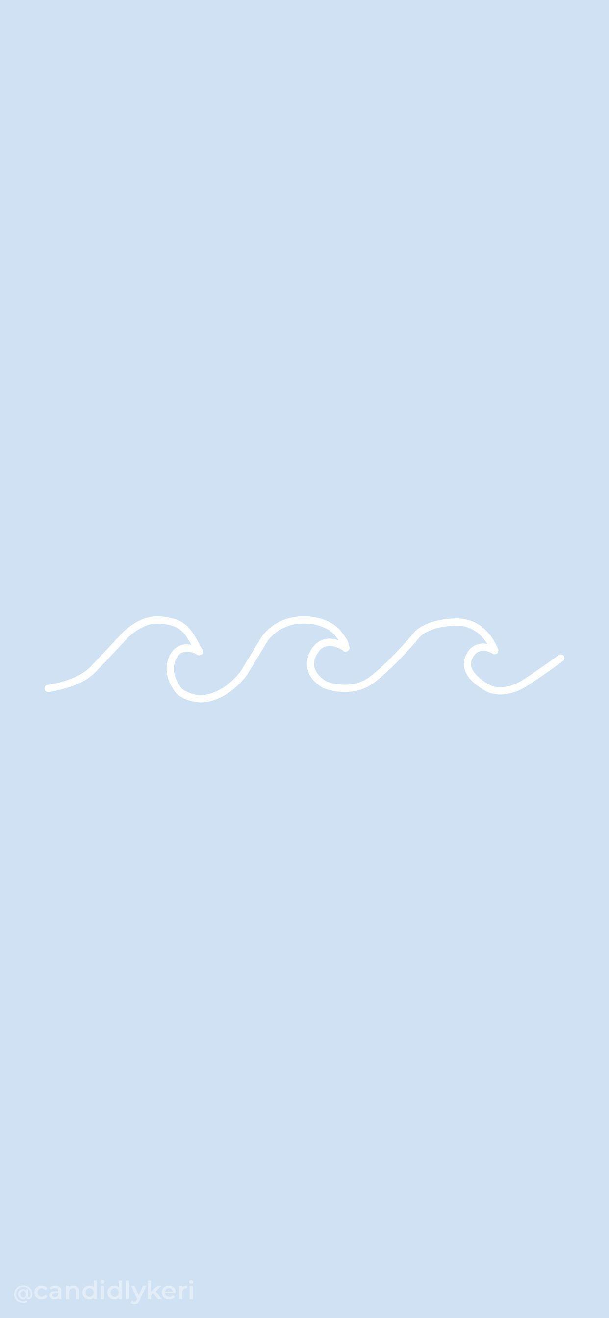 1242x2688 Baby Blue Aesthetic Wallpaper