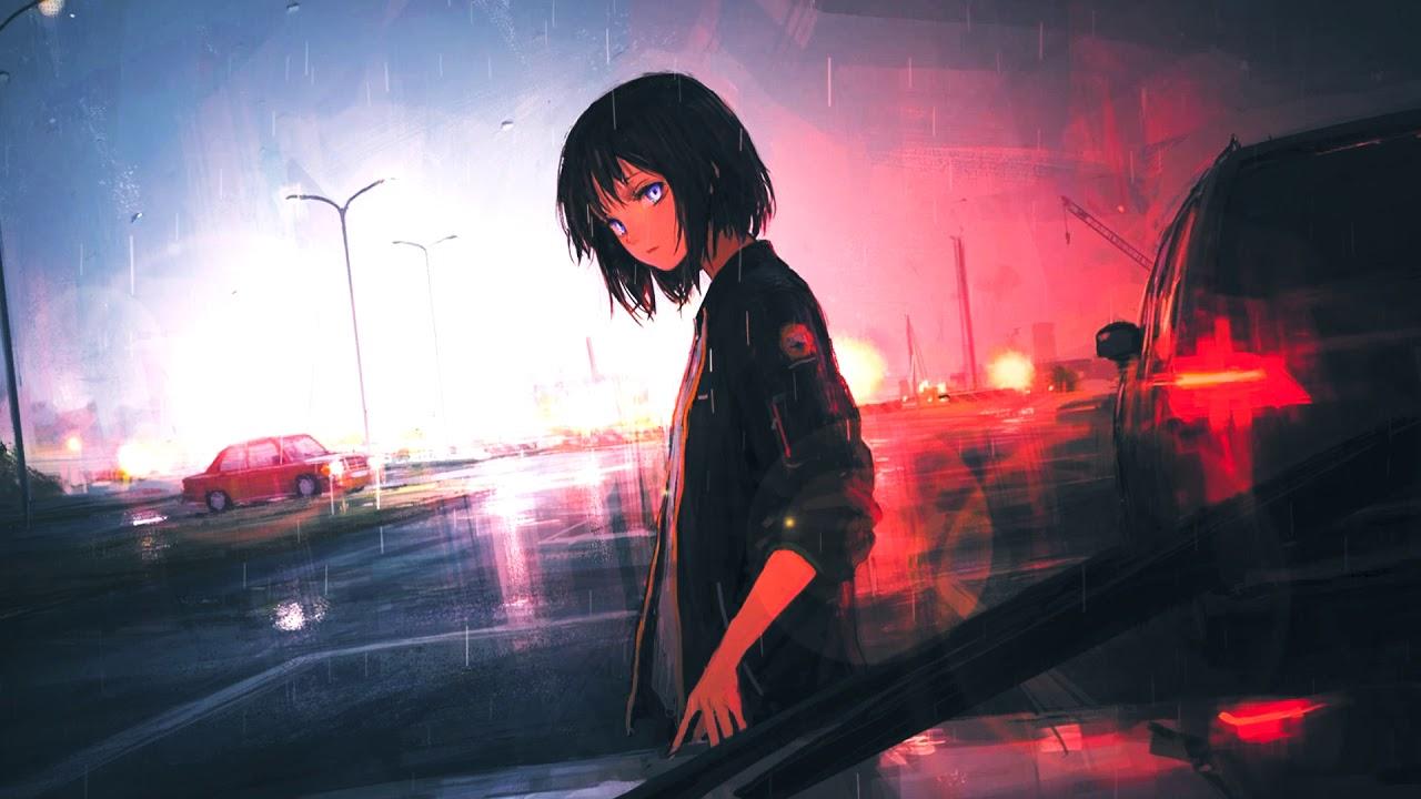1280x720 Anime Rain Wallpaper Engine