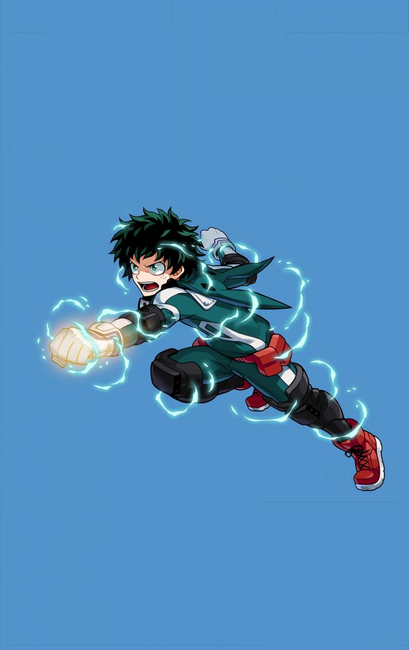840x1336 Download angry izuku midoriya, fist, art 840x1336 wallpaper, iphone iphone 5s, iphone 5c, ipod touch, 840x1336 HD image, background, 18023