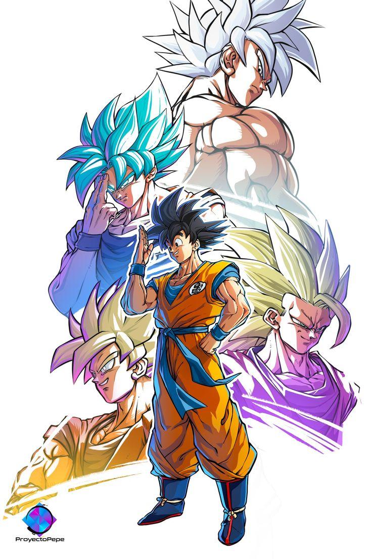 Goku by - Artvee
